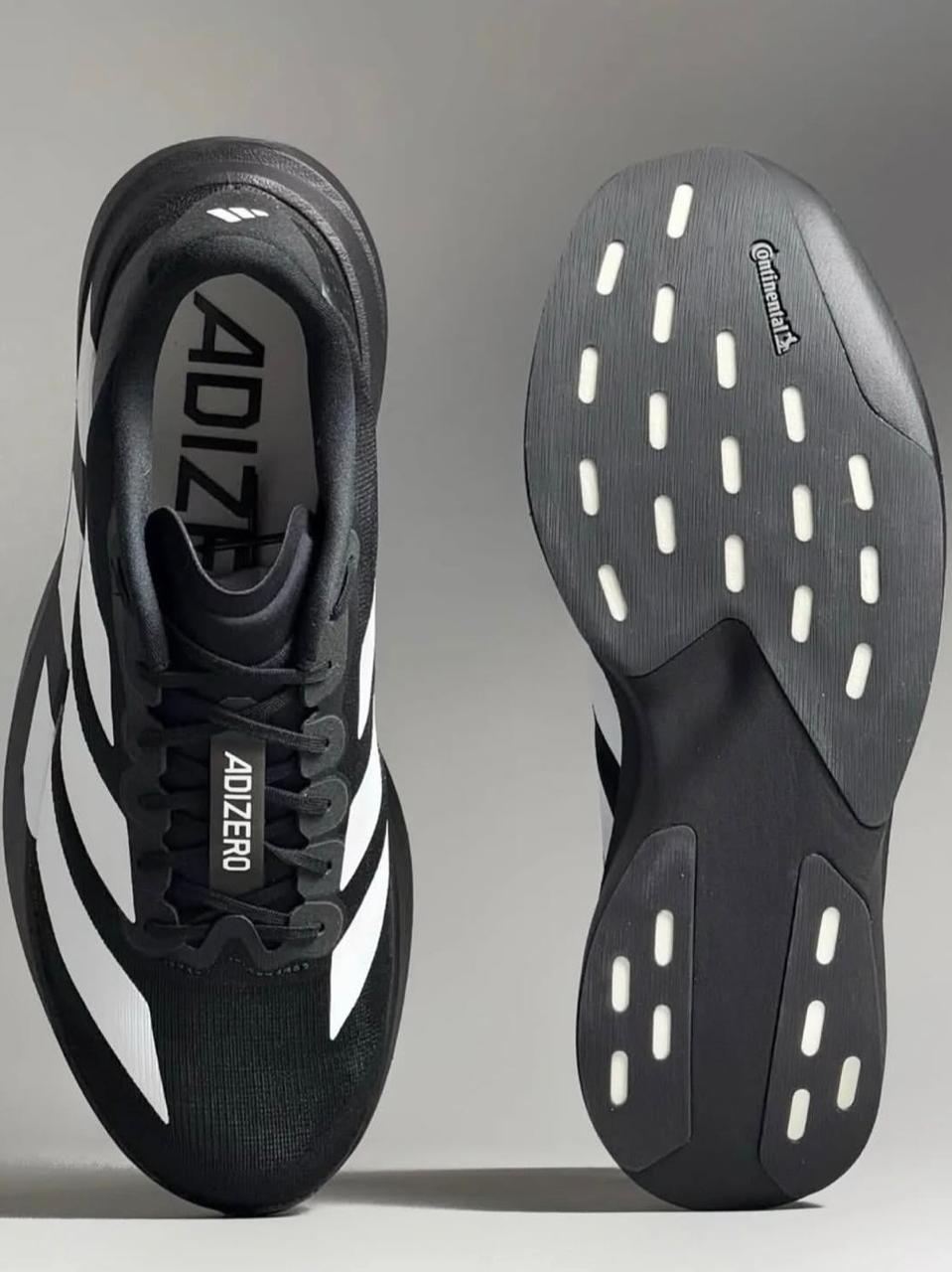 Adidas Adizero EVO SL Black with White Stripes