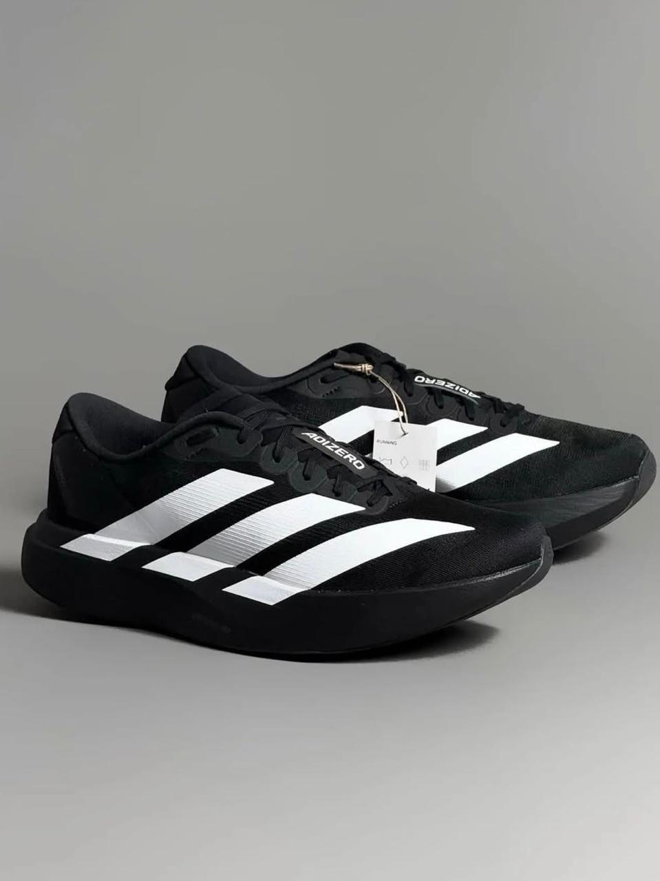 Adidas Adizero EVO SL Black with White Stripes
