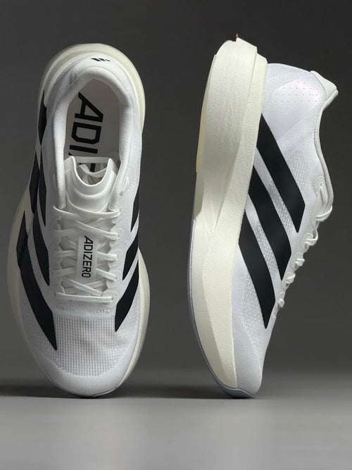 Adidas Adizero EVO SL White with Black Stripes